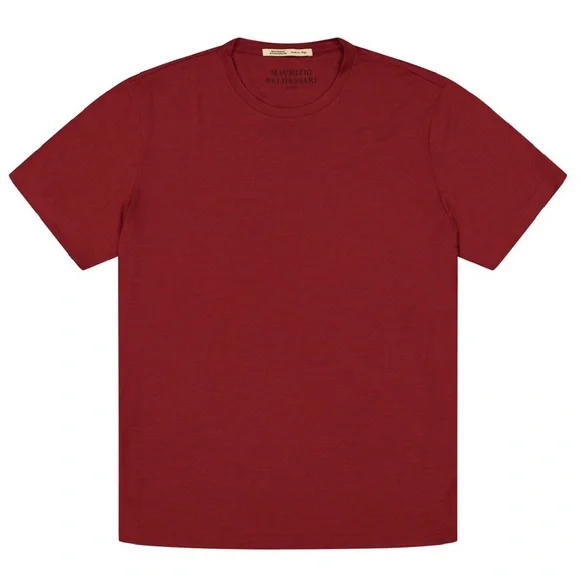 MAURIZIO BALDASSARI TECHMERINO SHORT SLEEVE T-SHIRT - ITALIAN MERINO WOOL - NWT - Picture 6 of 15